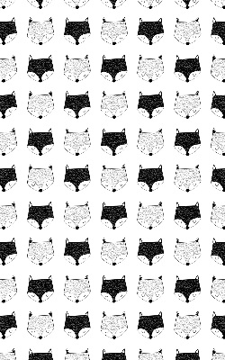 Store intérieur Têtes de renard dessinées