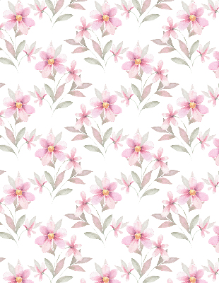 Store intérieur Fleurs roses