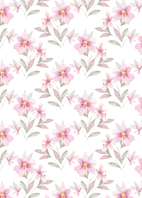 Store intérieur Fleurs roses