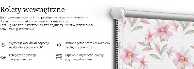 Store intérieur Fleurs roses