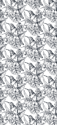 Store enrouleur Fleurs dessinées