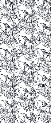 Store enrouleur Fleurs dessinées