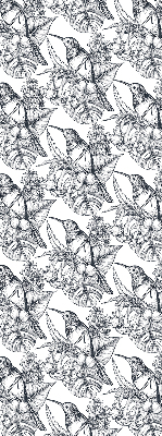 Store enrouleur Fleurs dessinées