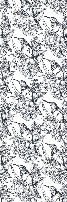 Store enrouleur Fleurs dessinées