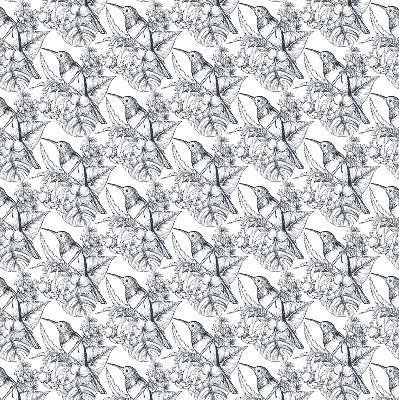 Store enrouleur Fleurs dessinées