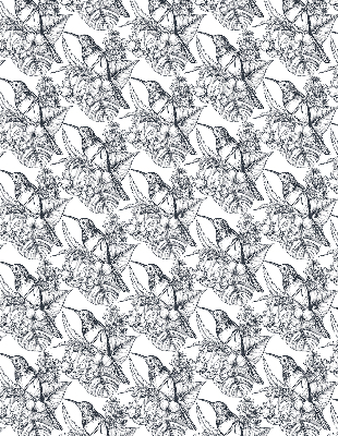 Store enrouleur Fleurs dessinées