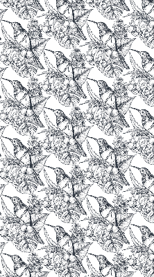 Store enrouleur Fleurs dessinées