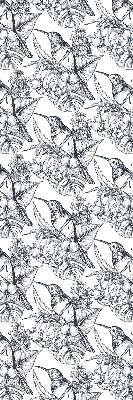 Store enrouleur Fleurs dessinées