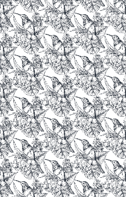 Store enrouleur Fleurs dessinées