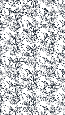 Store enrouleur Fleurs dessinées