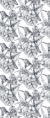 Store enrouleur Fleurs dessinées