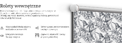 Store enrouleur Fleurs dessinées