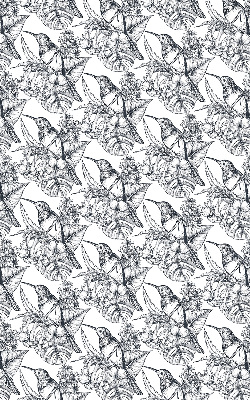 Store enrouleur Fleurs dessinées