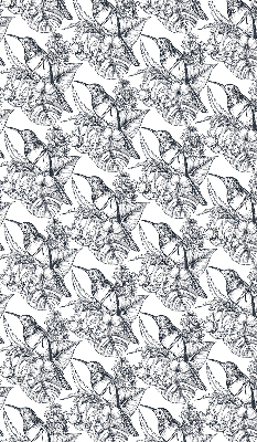 Store enrouleur Fleurs dessinées