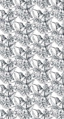 Store enrouleur Fleurs dessinées