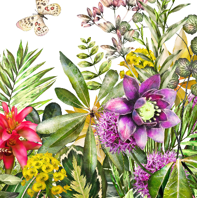 Store enrouleur Fleurs