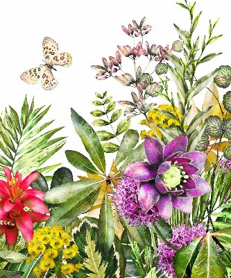 Store enrouleur Fleurs