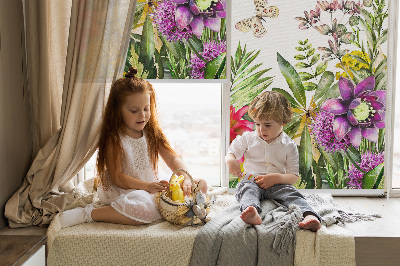 Store enrouleur Fleurs