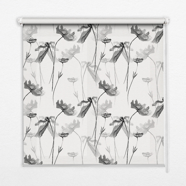 Store enrouleur Fleurs dessinées