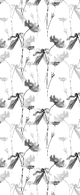 Store enrouleur Fleurs dessinées