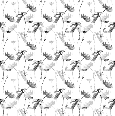 Store enrouleur Fleurs dessinées