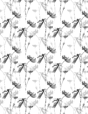 Store enrouleur Fleurs dessinées