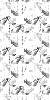 Store enrouleur Fleurs dessinées