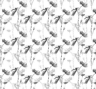 Store enrouleur Fleurs dessinées