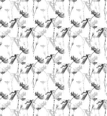 Store enrouleur Fleurs dessinées