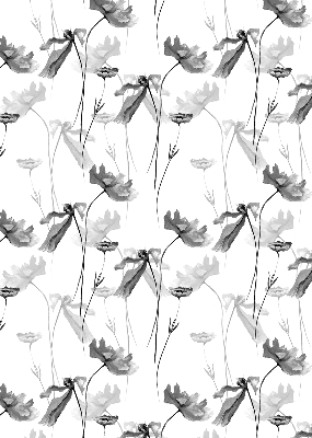 Store enrouleur Fleurs dessinées