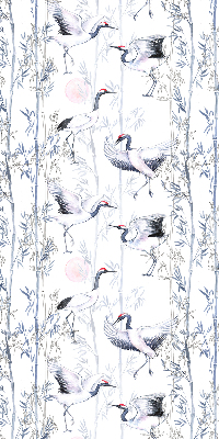 Store enrouleur Hérons et arbres