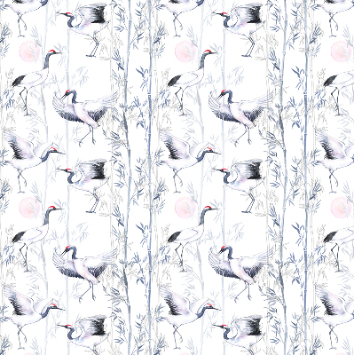 Store enrouleur Hérons et arbres