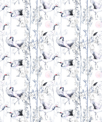 Store enrouleur Hérons et arbres