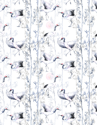 Store enrouleur Hérons et arbres