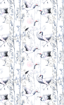 Store enrouleur Hérons et arbres