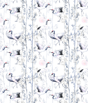 Store enrouleur Hérons et arbres