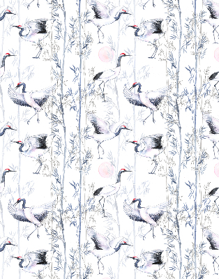 Store enrouleur Hérons et arbres