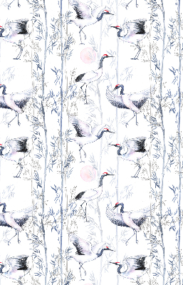 Store enrouleur Hérons et arbres