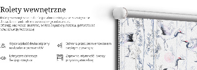 Store enrouleur Hérons et arbres