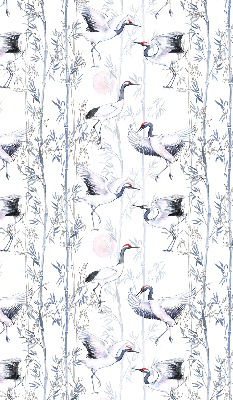 Store enrouleur Hérons et arbres