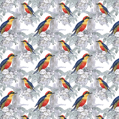 Store intérieur Oiseau coloré