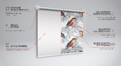 Store intérieur Oiseau coloré