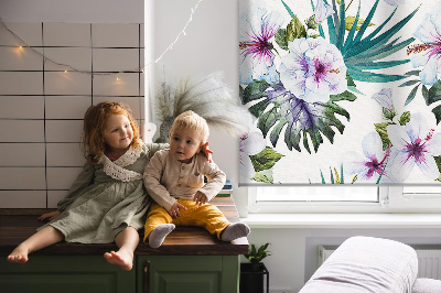 Store enrouleur Fleurs