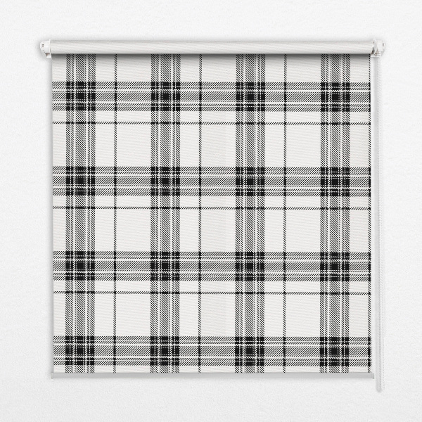 Store intérieur Tartan gris