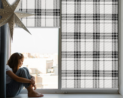 Store intérieur Tartan gris