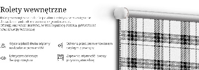 Store intérieur Tartan gris