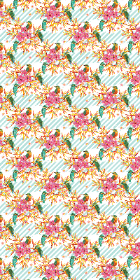 Store intérieur Oiseaux parmi les branches d'un arbre