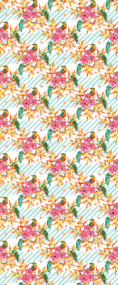 Store intérieur Oiseaux parmi les branches d'un arbre