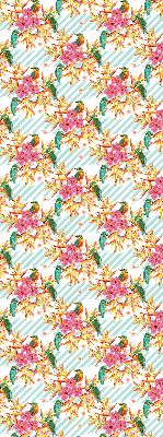 Store intérieur Oiseaux parmi les branches d'un arbre