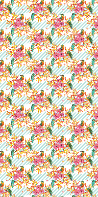 Store intérieur Oiseaux parmi les branches d'un arbre